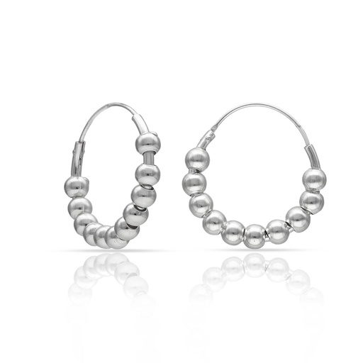 AROS PLATA 925MM BOLAS - 13MM