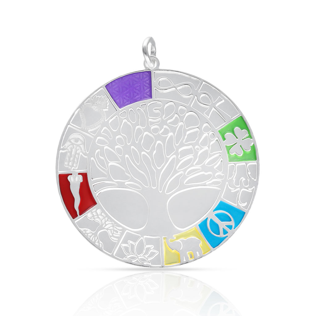 COLGANTE PLATA 925MM ARBOL DE LA VIDA · EGIPTO - 30MM