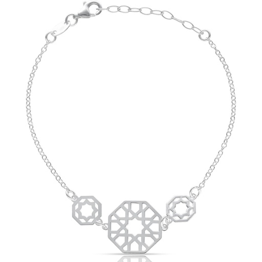 [AG9031] PULSERA PLATA 925MM TARACEA NAZARI