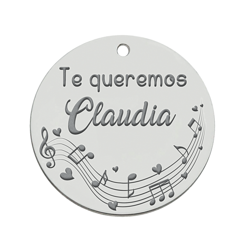 [AG3160] MI HISTORIA - ABALORIO PLATA 925MM PROFE MUSICA