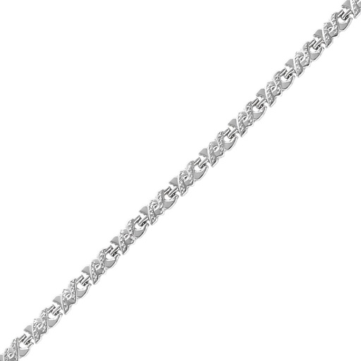 PULSERA ORO BLANCO 18KL