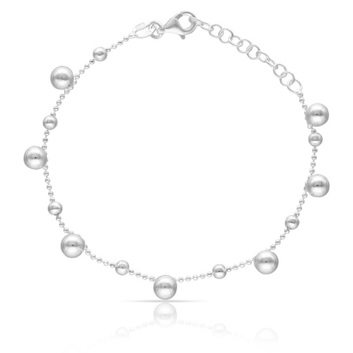[AG9035] PULSERA PLATA 925MM BOLAS