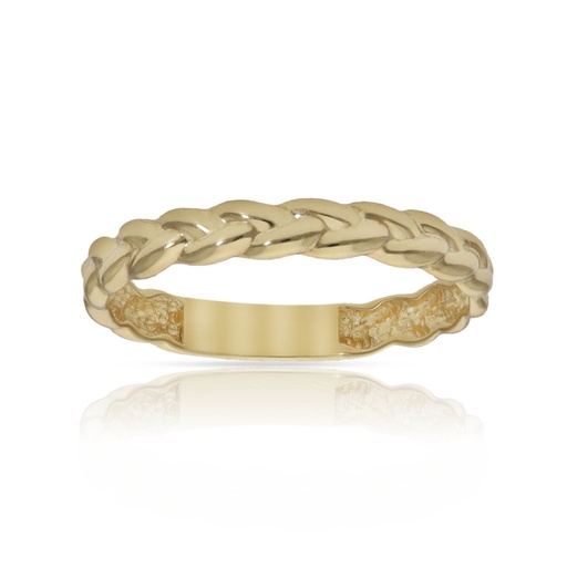 SORTIJA ORO 18KL TRENZADA