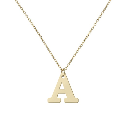 GARGANTILLA ORO 18KL LETRA RECTA