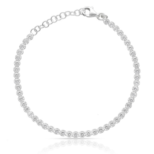 [AG9077] PULSERA PLATA 925MM RIVIERE - 2MM
