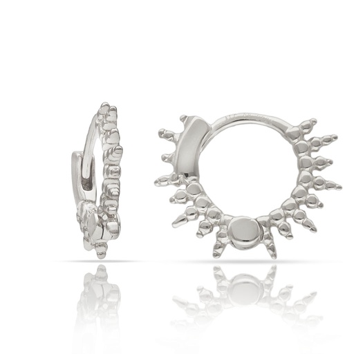 [AG1810] AROS PLATA 925MM ZONA HELIX RAYOS DE SOL - 6MM