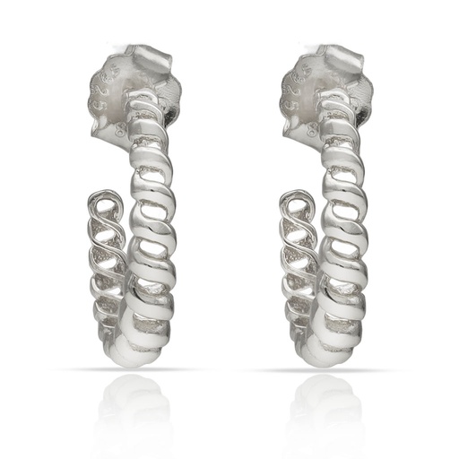 [AG1808] AROS PLATA 925MM BARBADA LISA - 13MM