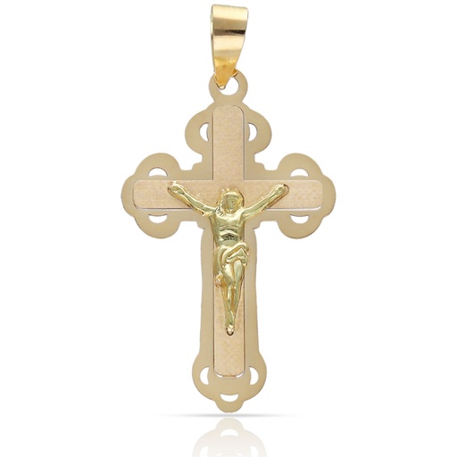 [C515] CRUZ ORO 18KL CRISTO - 16x26MM
