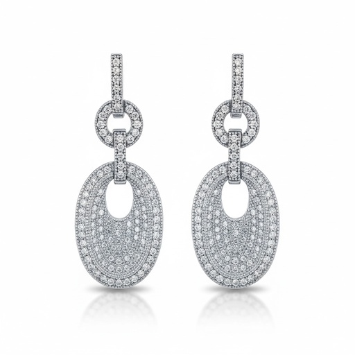 [AG1397] PENDIENTES PLATA 925MM CIRCONITAS