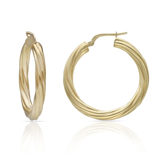 [AG1042] AROS PLATA CHAPADA ORO - 25MM