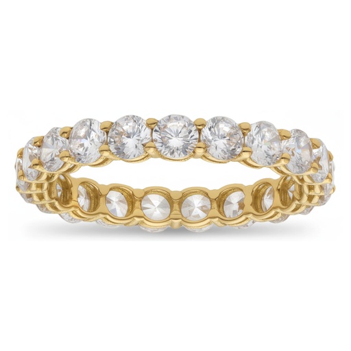 SORTIJA ORO 18KL INFINITY CIRCONITAS - 3MM