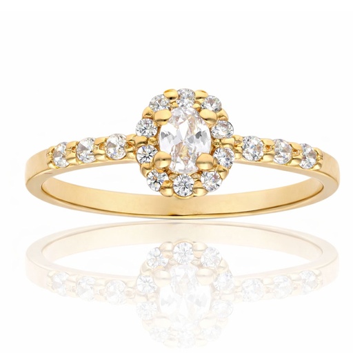 SORTIJA ORO 18KL CIRCONITAS