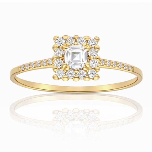 SORTIJA ORO 18KL CIRCONITAS