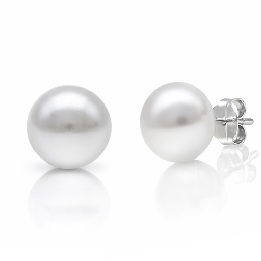 [AG1839] PENDIENTES PLATA 925MM MEDIAS PERLAS - 10MM