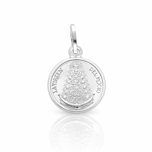 [AG4149] MEDALLA PLATA 925MM V. DEL ROCIO - 12MM