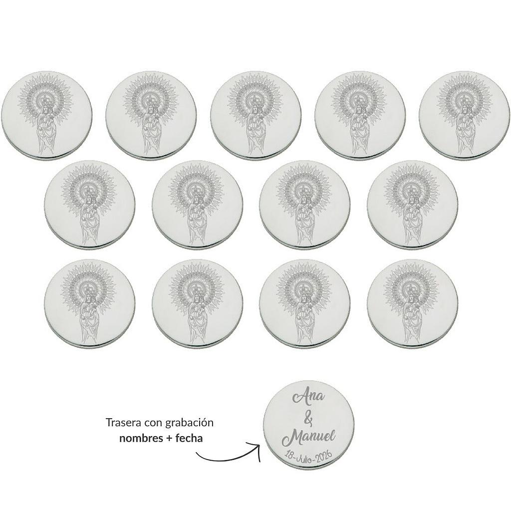 ARRAS PERSONALIZADAS V. DEL PILAR · PLATA DE LEY