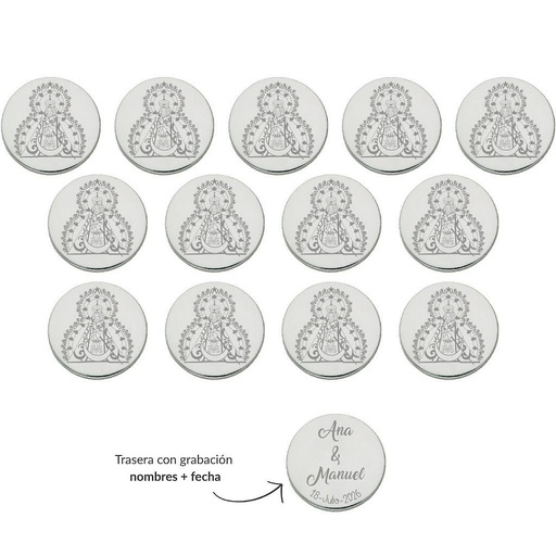 [ST6028] ARRAS PERSONALIZADAS V. DE LA CABEZA · ACERO PLATEADO