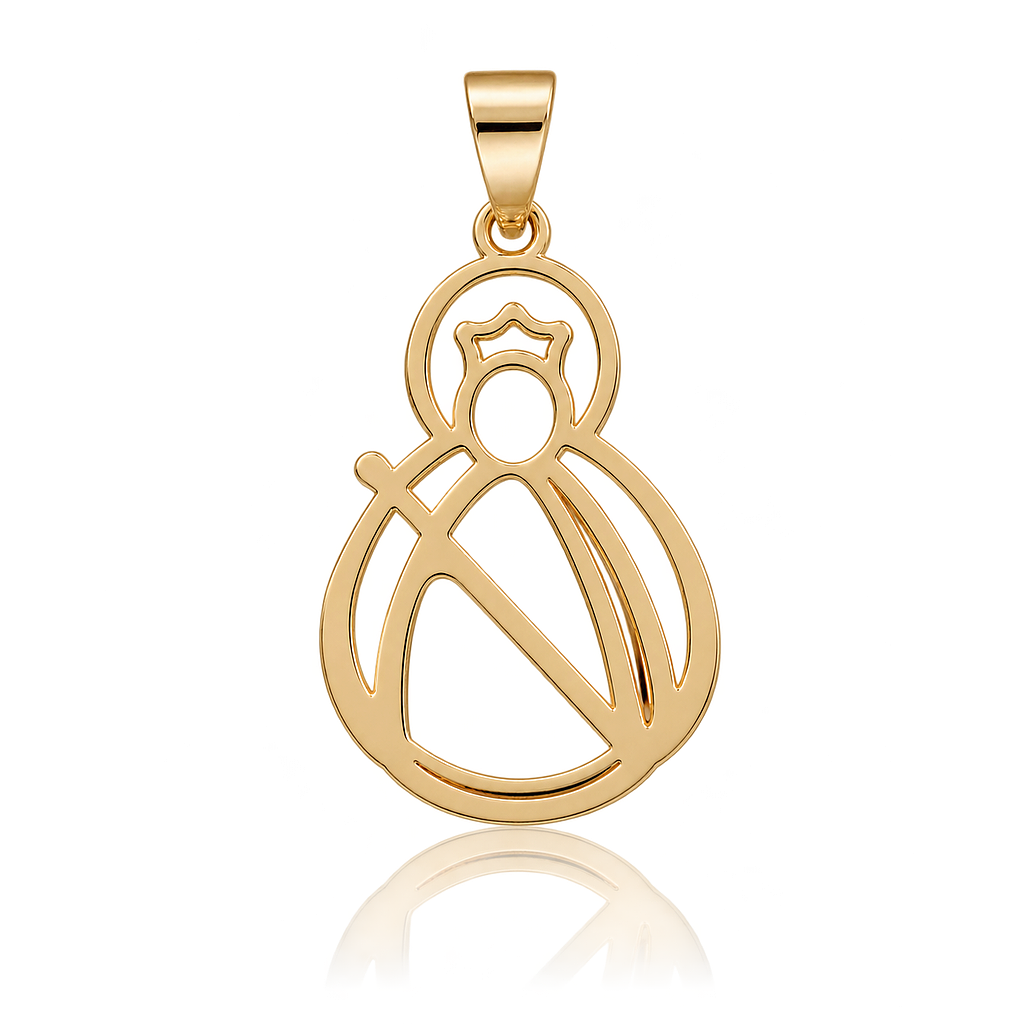 COLGANTE ORO 18KL V. DE LA CABEZA - 3x11MM